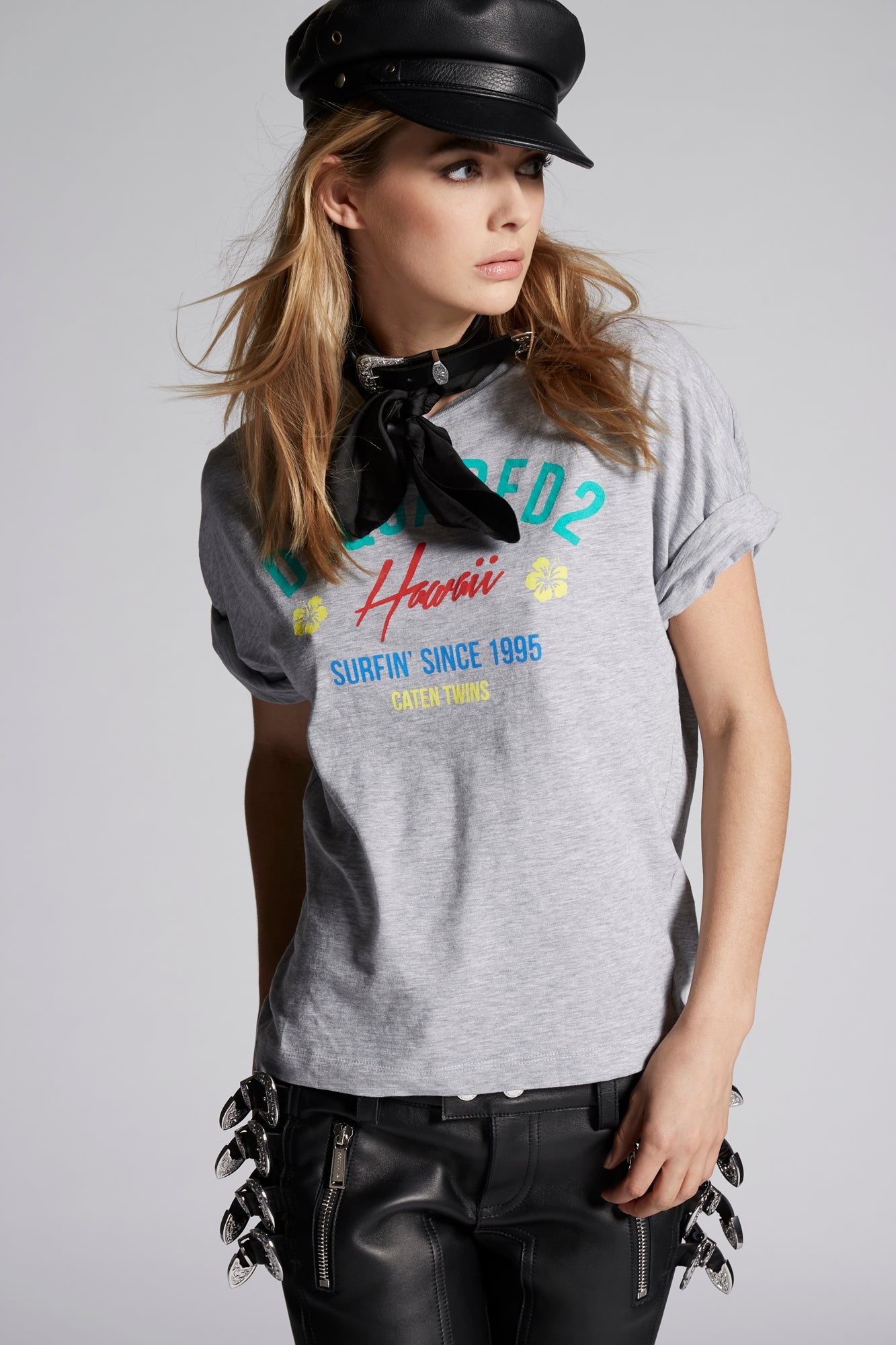 Dsquared2 Women's Short Sleeve T-Shirt in Grey