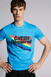 Dsquared2 Men's Short Sleeve T-Shirt in Blue