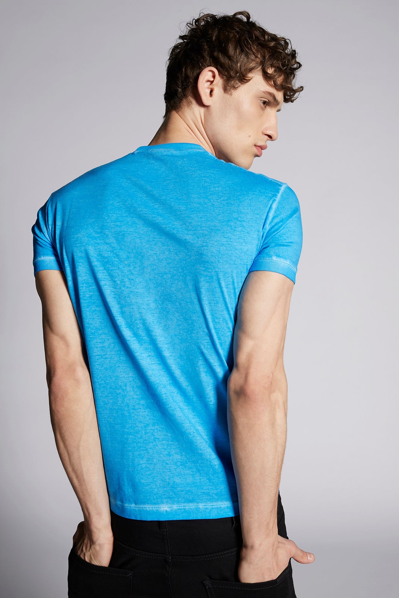 Dsquared2 Men's Short Sleeve T-Shirt in Blue