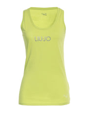 Liu •Jo Women's Crew Neck Jersey Tank Top