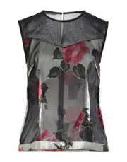 Maison Margiela Women's Crew Neck Floral Top