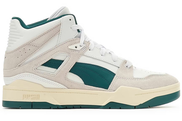 Puma Mens Slipstream Mid Heritage In White