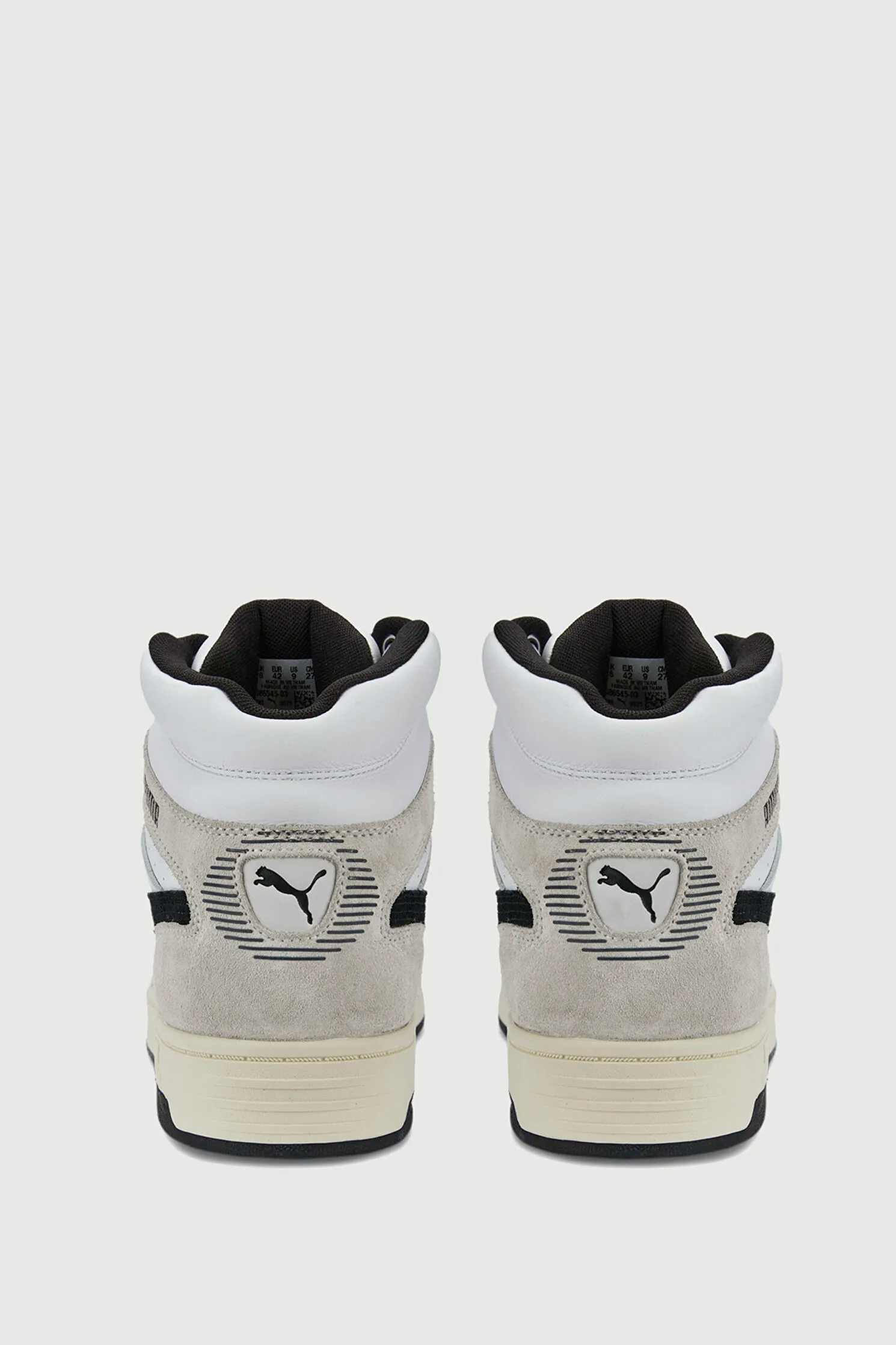 Puma Mens Slipstream Mid Heritage In White