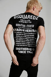 Dsquared2 Men's Short Sleeve T-Shirt in Black