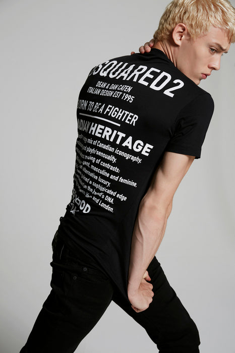 Dsquared2 Men's Short Sleeve T-Shirt in Black
