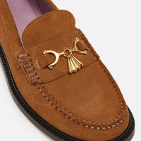 Vinny's Mens Luxe Beige Loafers