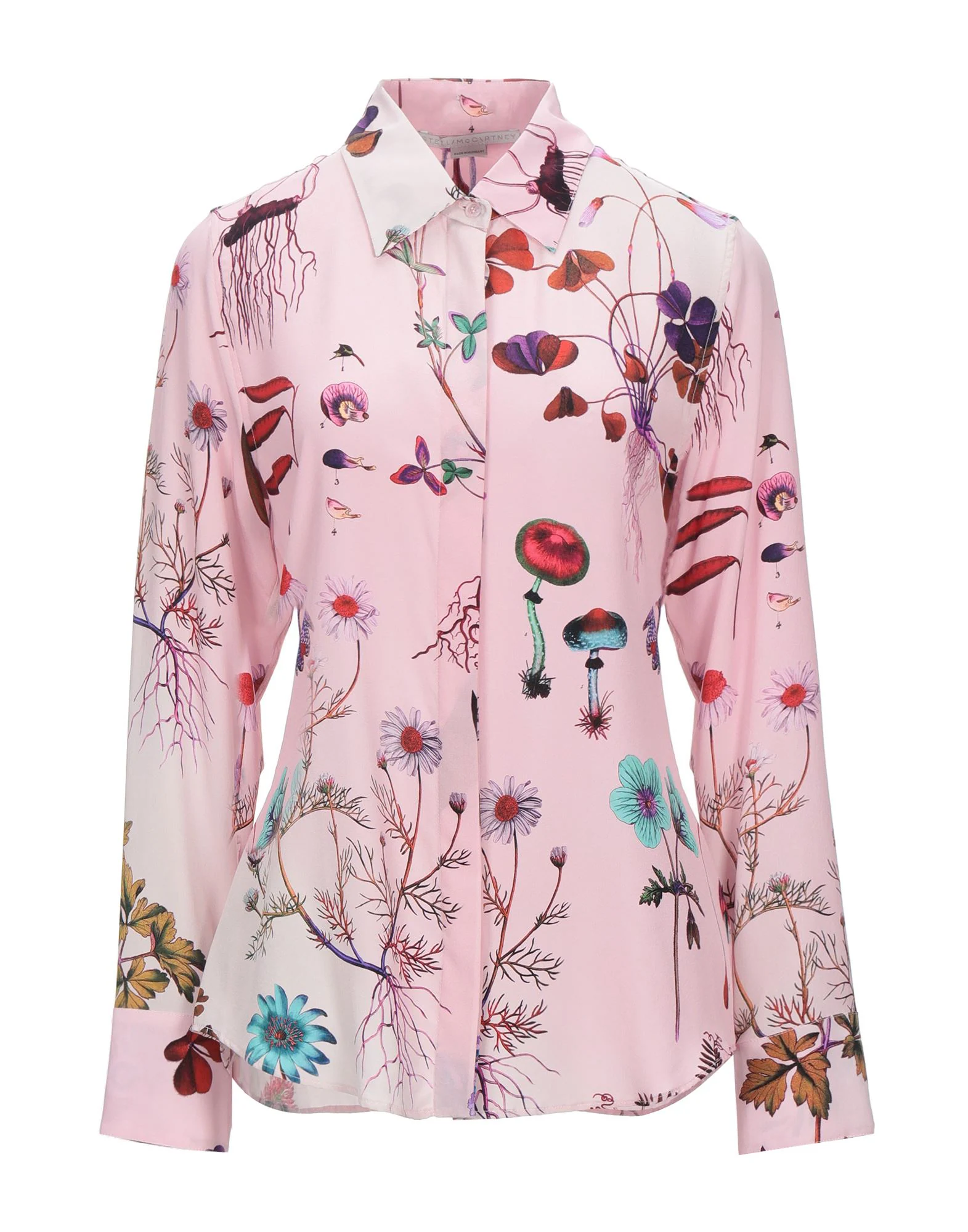 Stella McCartney Womens Silk Shirt in Pink