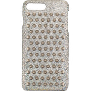 Christian Louboutin Womens IPhone 7+/8+ Case Holographic Silver W Silver Studs