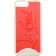 Christian Louboutin Womens Sneakers Red Sole White Outline 7+/8+ IPhone Case