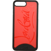 Christian Louboutin Womens Sneakers Red Sole Blk Outline 7+/8+ IPhone Case