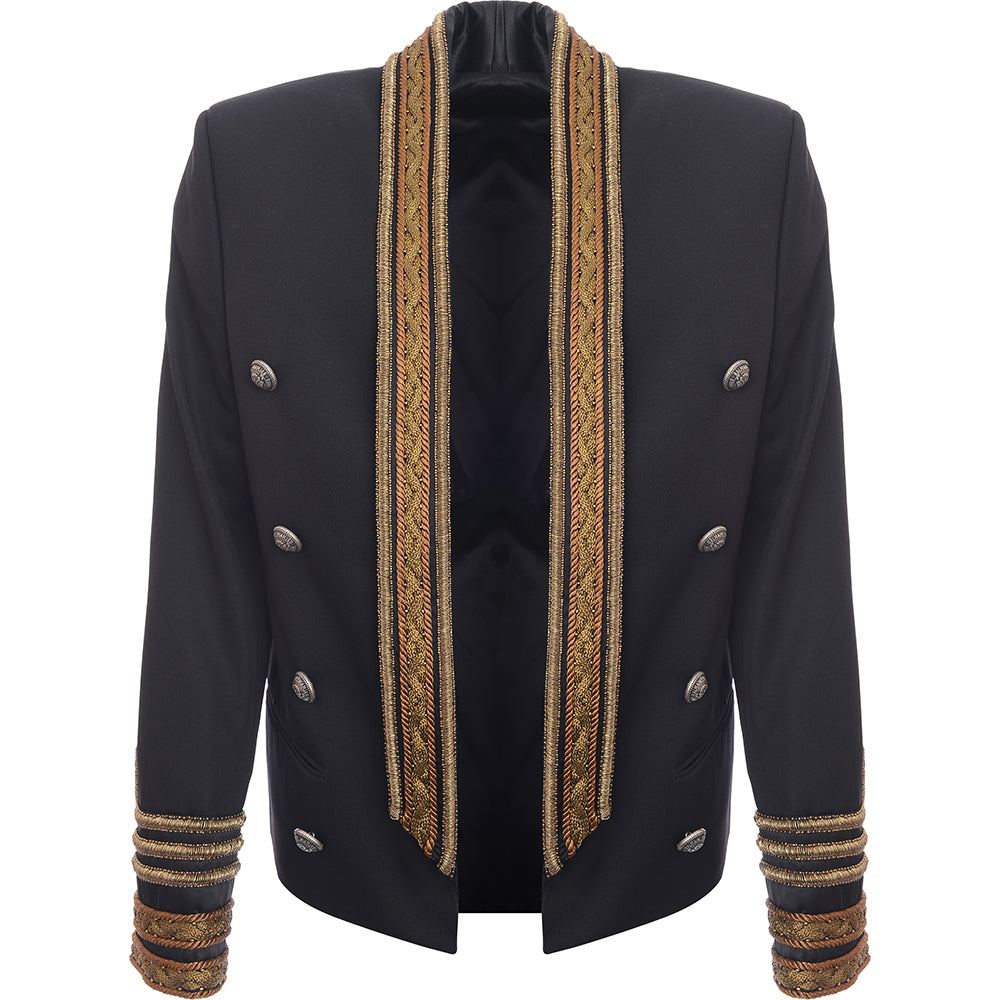 Balmain Mens Jacket In Black