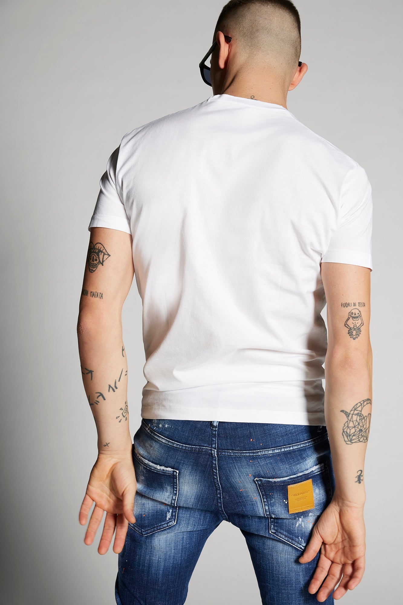 Dsquared2 Men's Short Sleeve T-Shirt in White