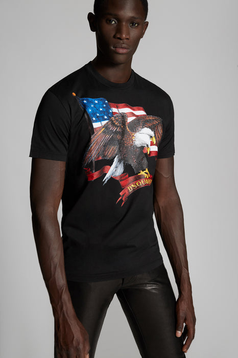 Dsquared2 Men's Short Sleeve T-Shirt in Black