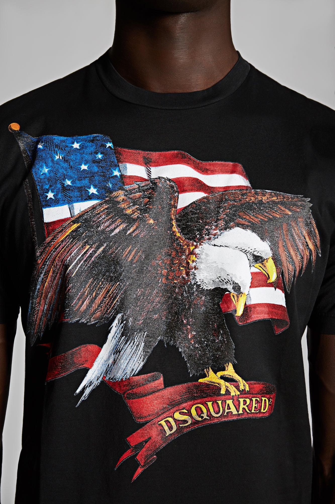 Dsquared2 Men's Short Sleeve T-Shirt in Black