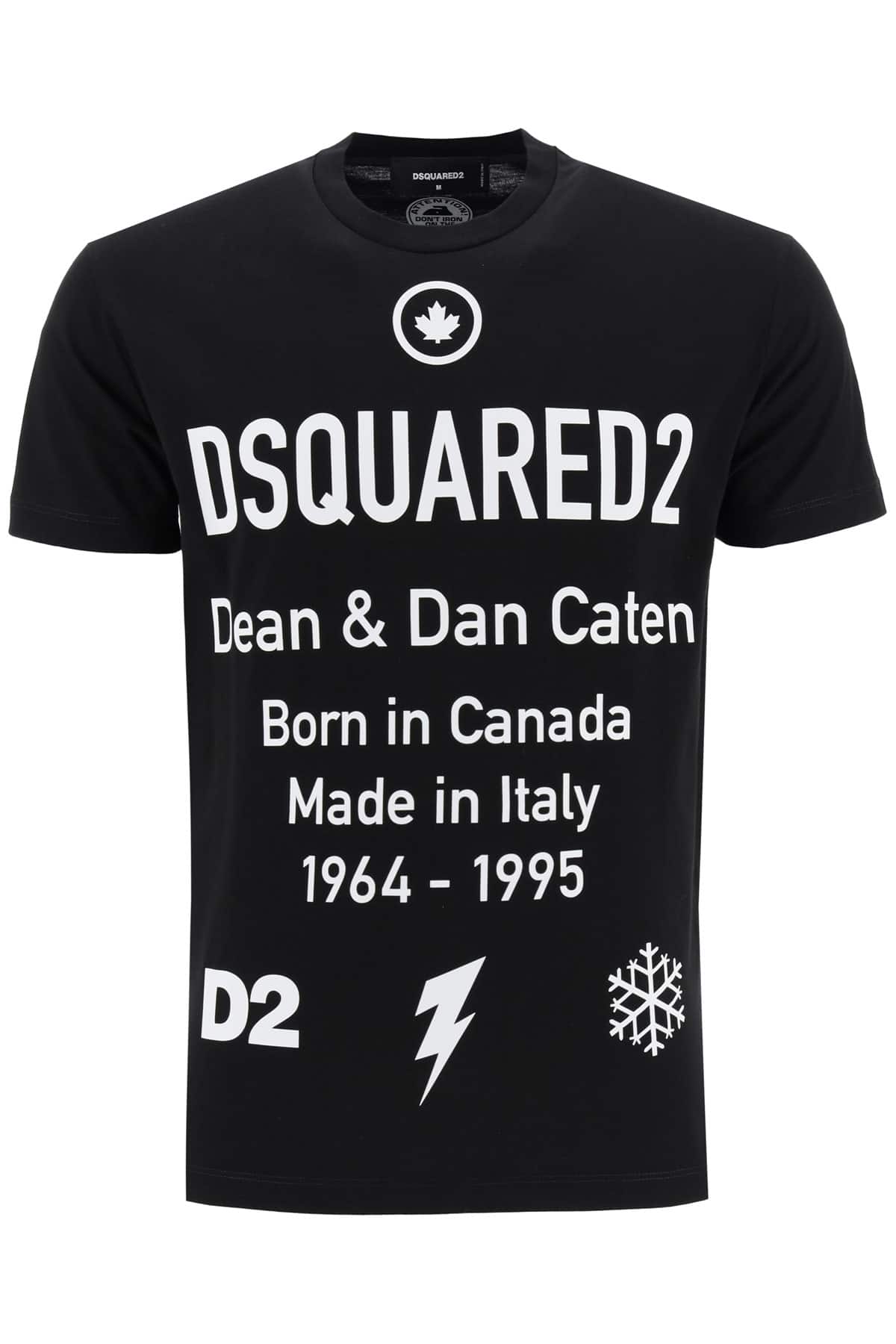 Dsquared2 Men's Short Sleeve T-Shirt in Black