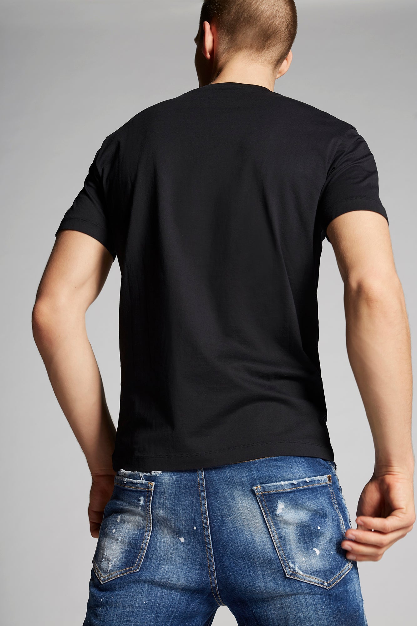 Dsquared2 Men's Short Sleeve T-Shirt in Black