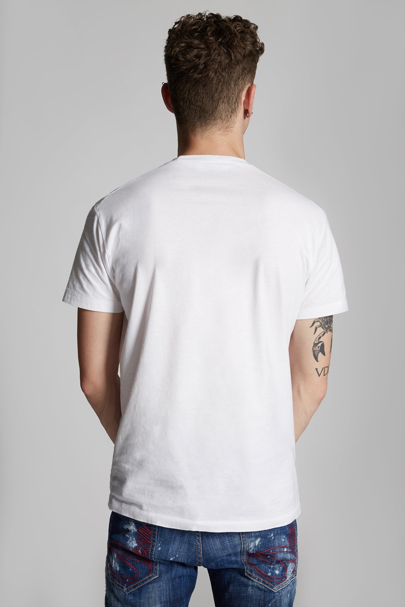 Dsquared2 Mens Short Sleeve T-Shirts In White