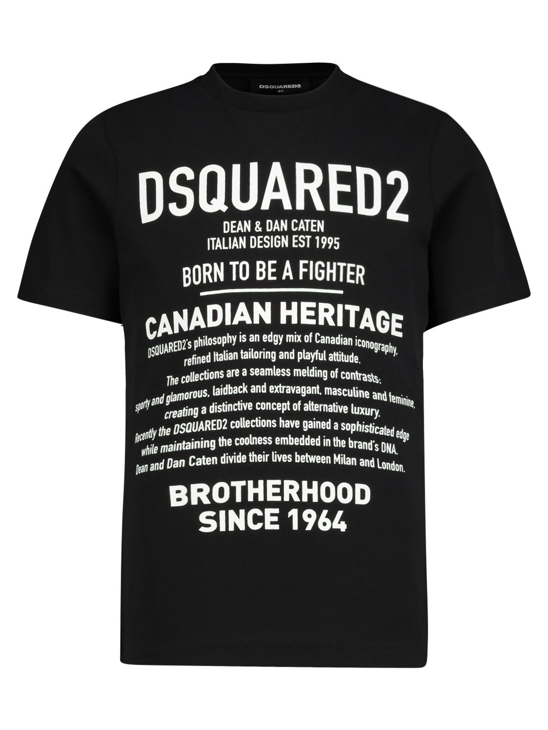 Dsquared2 Boys' Short Sleeve T-Shirt in Black