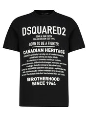 Dsquared2 Boys' Short Sleeve T-Shirt in Black