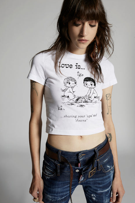 Dsquared2 Women's Short Sleeve T-Shirt in White