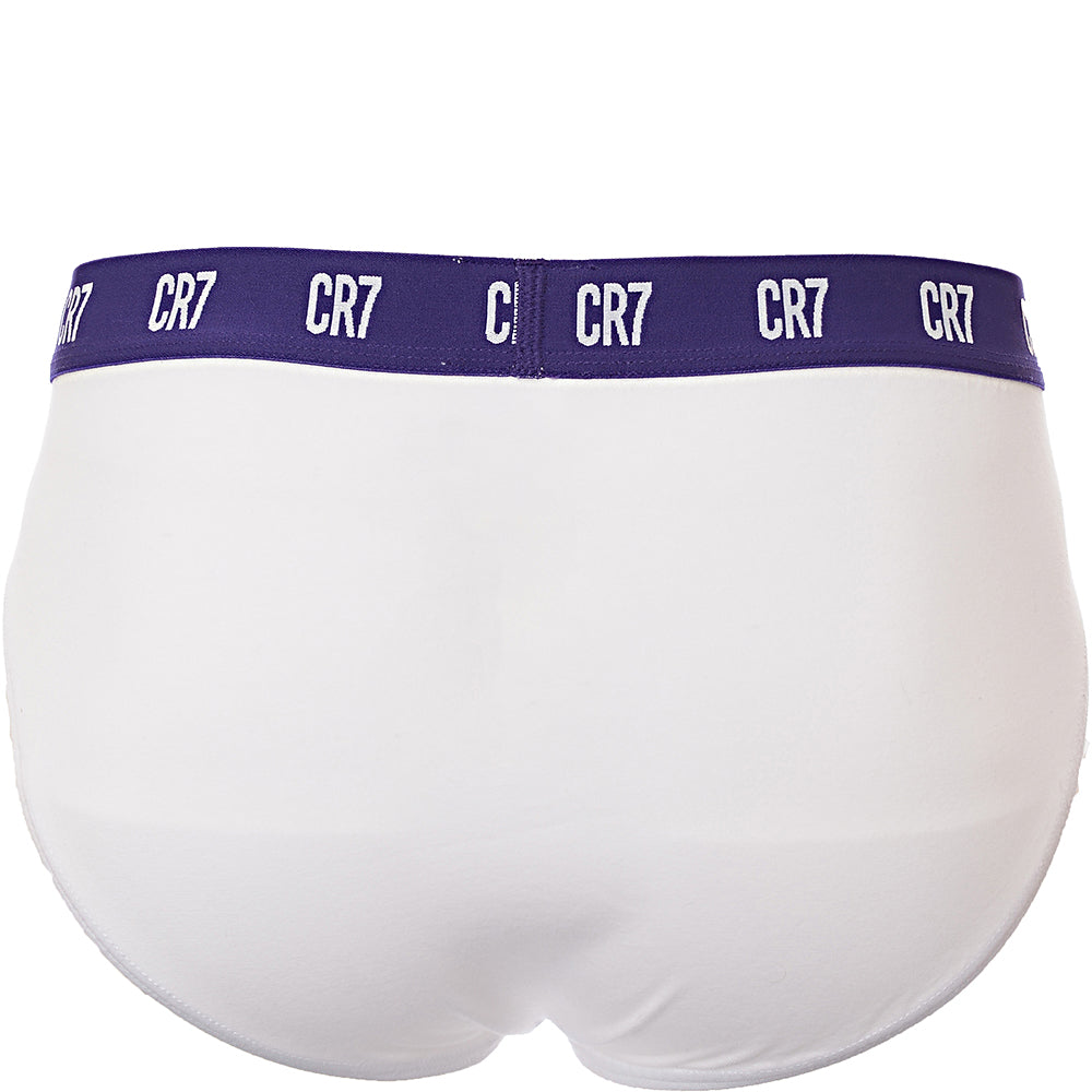 Cr7 Mens 1250852 3 Pack Brief in Multicoloured