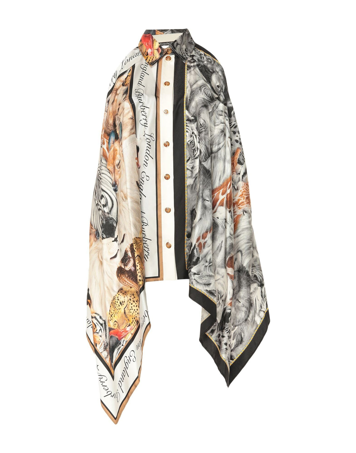 Burberry Women's Satin Button Top