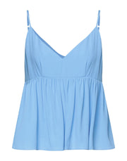 Semicouture Women's Deep Neck Crepe Top