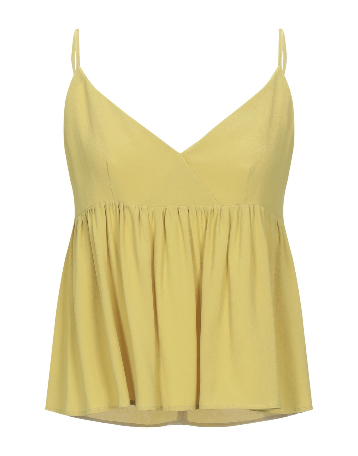 Semicouture Women's Deep Neck Crepe Top