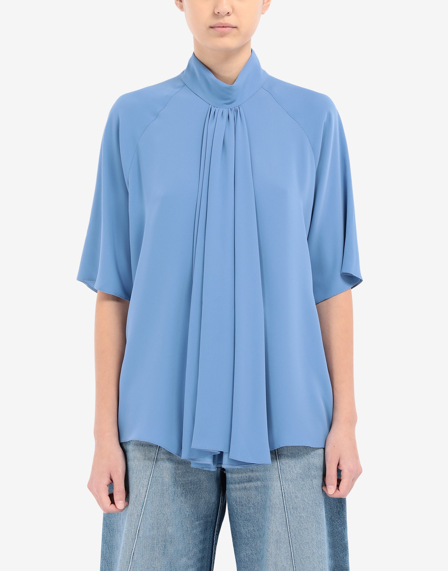 Mm6 Maison Margiela Women's Top in Blue