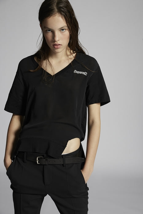 Dsquared2 Women's Short Sleeve T-Shirt in Black