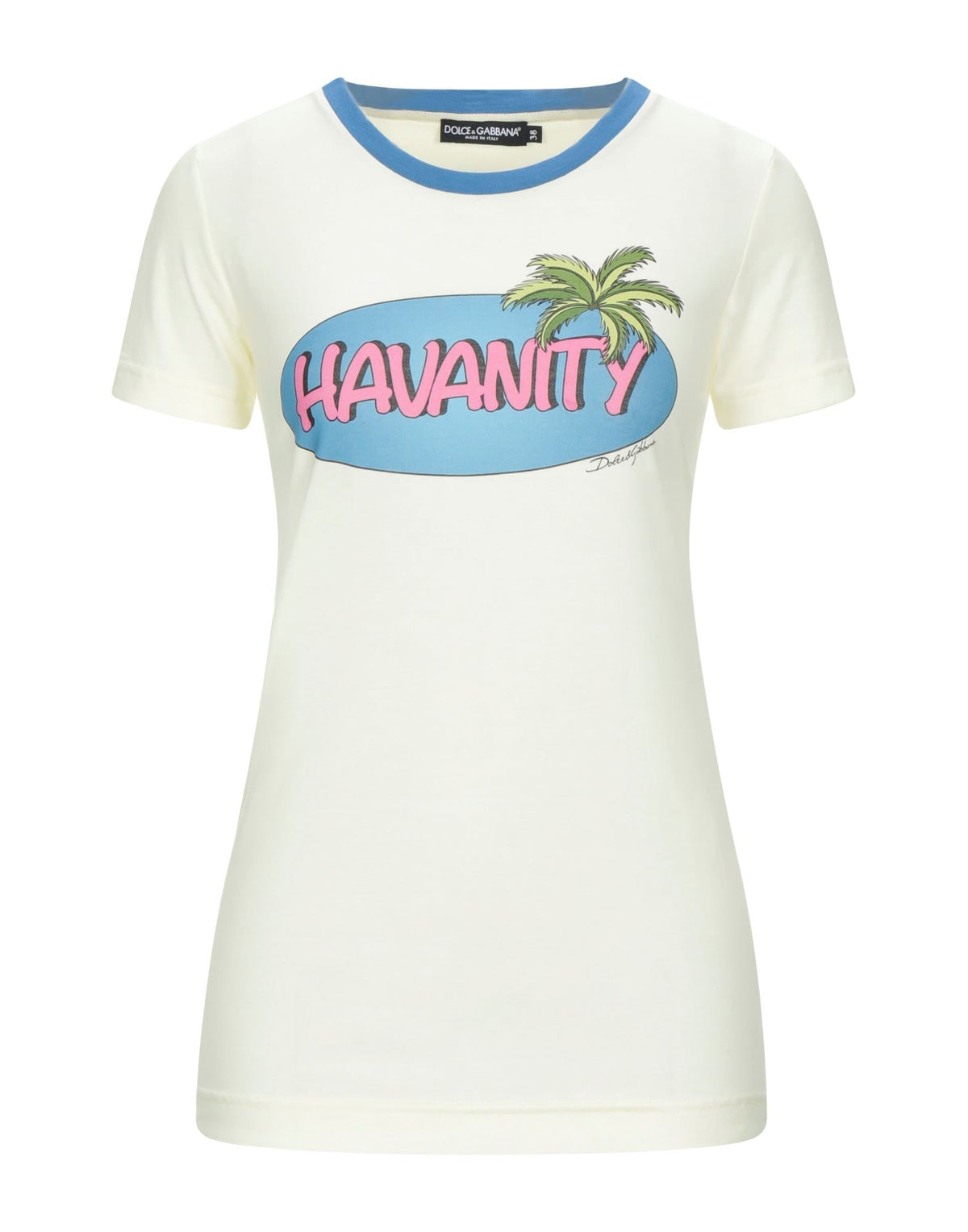 Dolce&Gabbana Women's Crew Neck Jersey T-Shirt