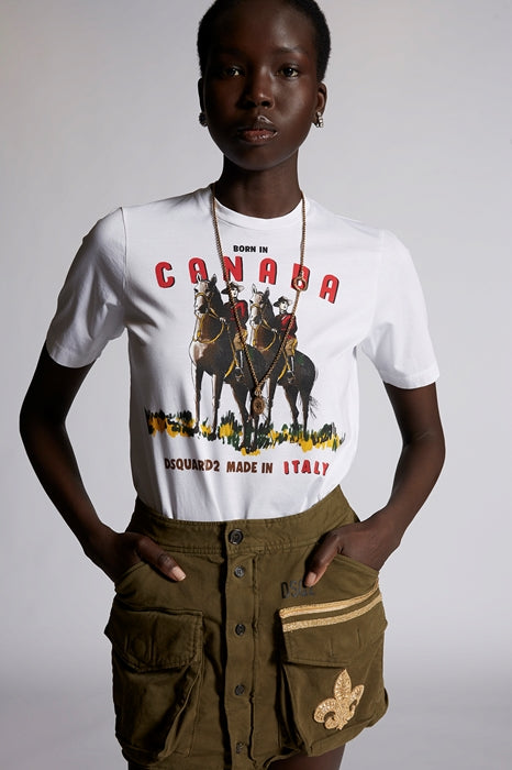 Dsquared2 Women's Short Sleeve T-Shirt in White