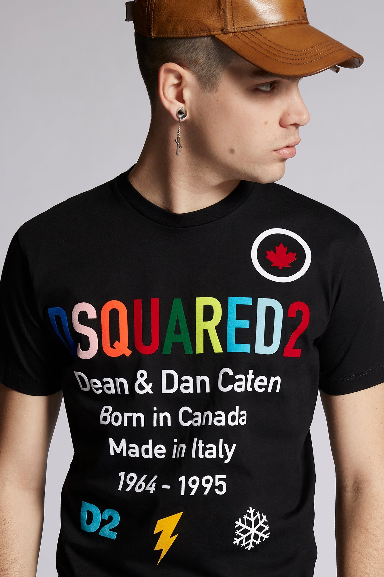 Dsquared2 Men's Short Sleeve T-Shirt in Black