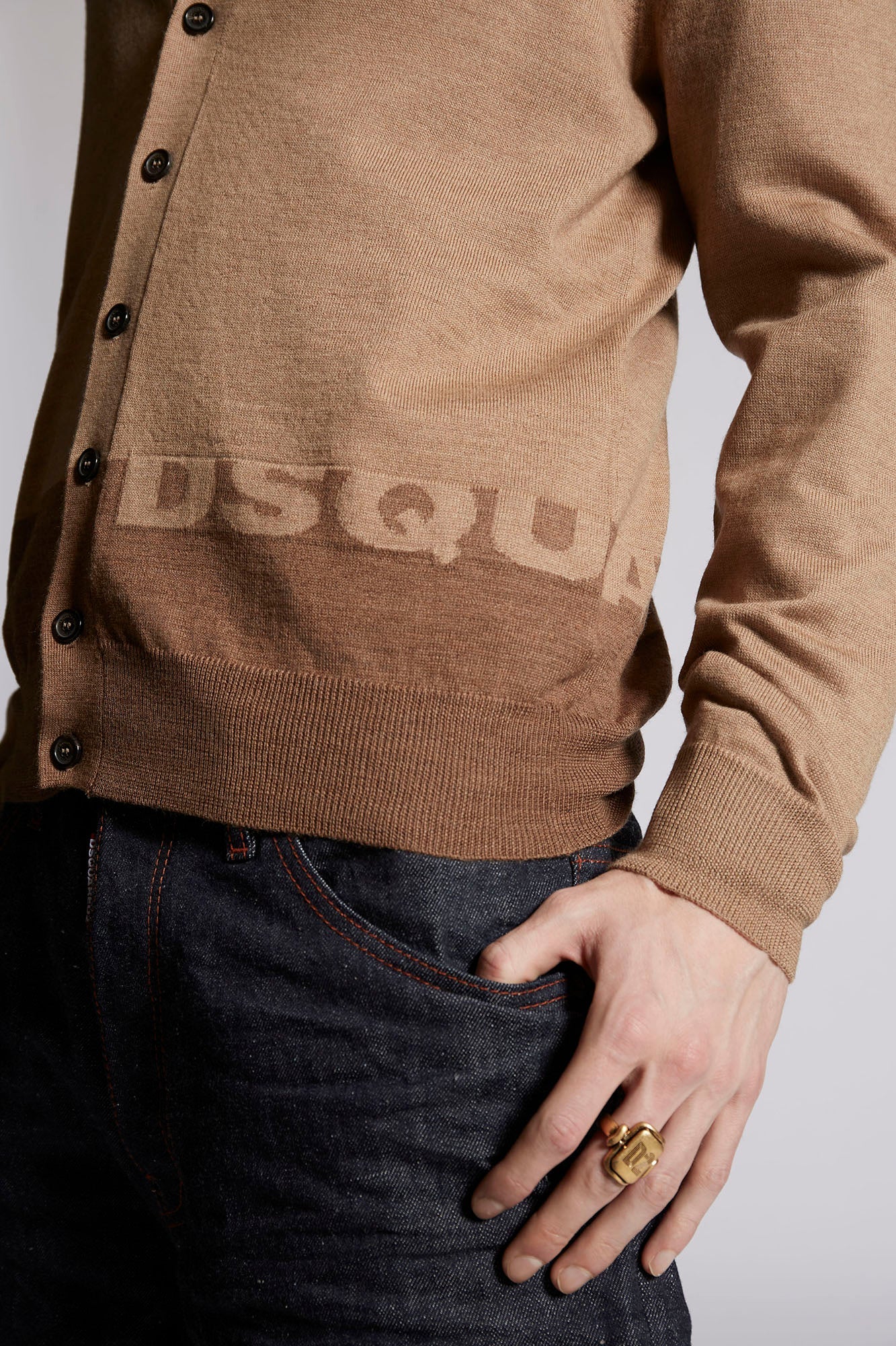 Dsquared2 Men's Cardigans in Beige