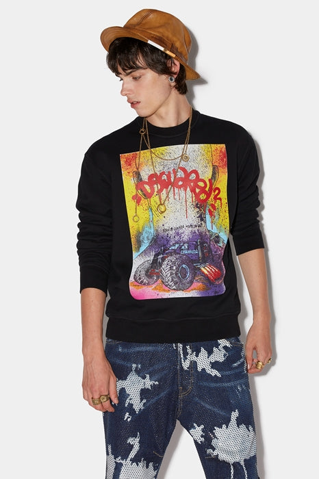 Dsquared2 Men's Sweatshirt in Black