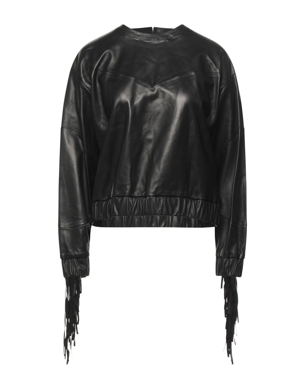 Iro Women's Crew Neck Leather Top