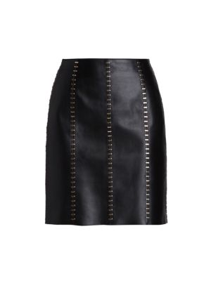 Alexander Mcqueen Women's Mini Skirt in Black