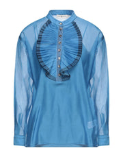 Tory Burch Women's Pleated Ruched Top