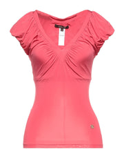 Roberto Cavalli Women's V-Neck Jersey T-Shirt