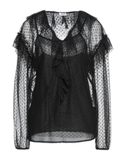 LIU JO Women's Crew Neck Ruched Top