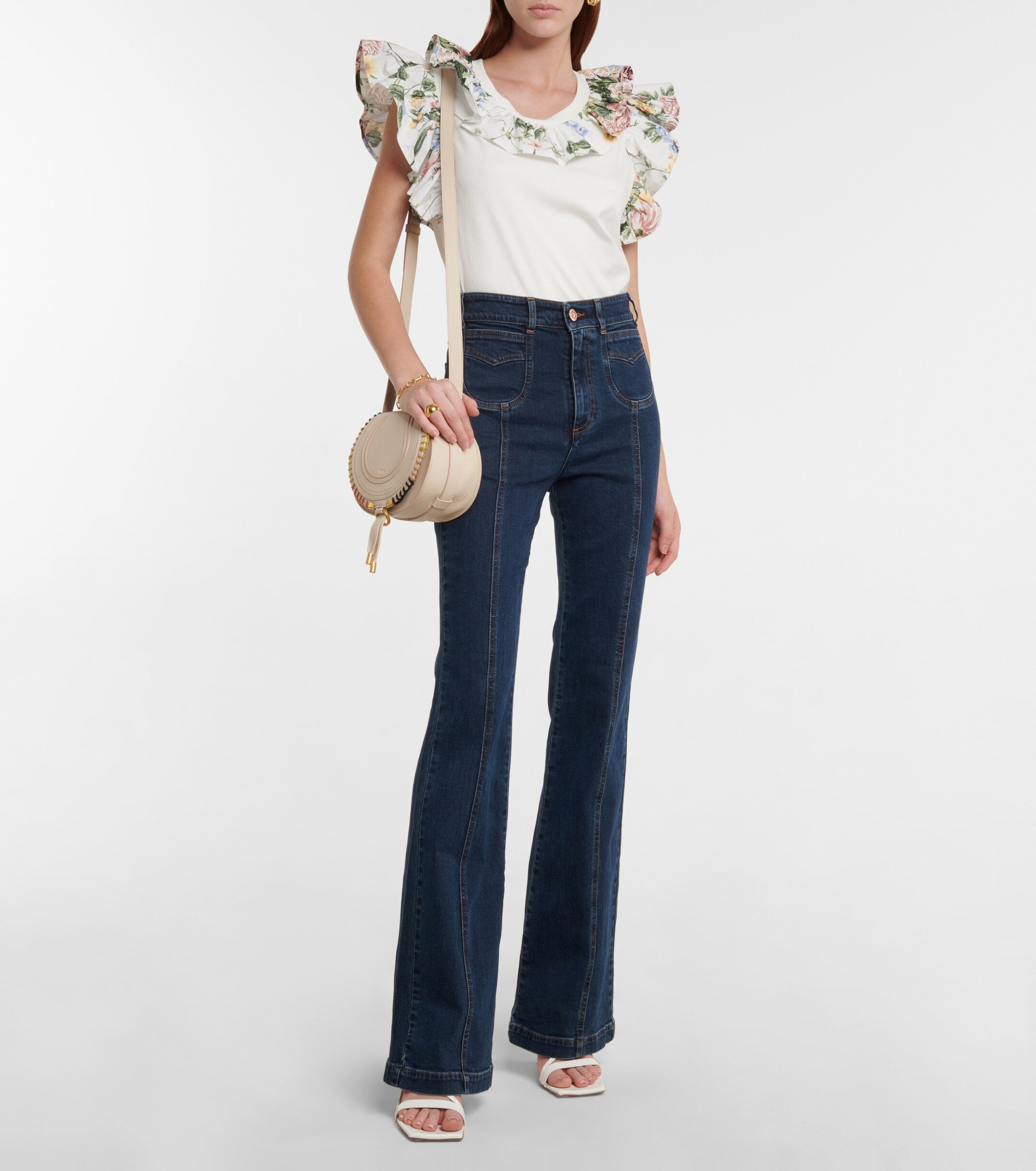 See By Chloe Women's Ruffle Top