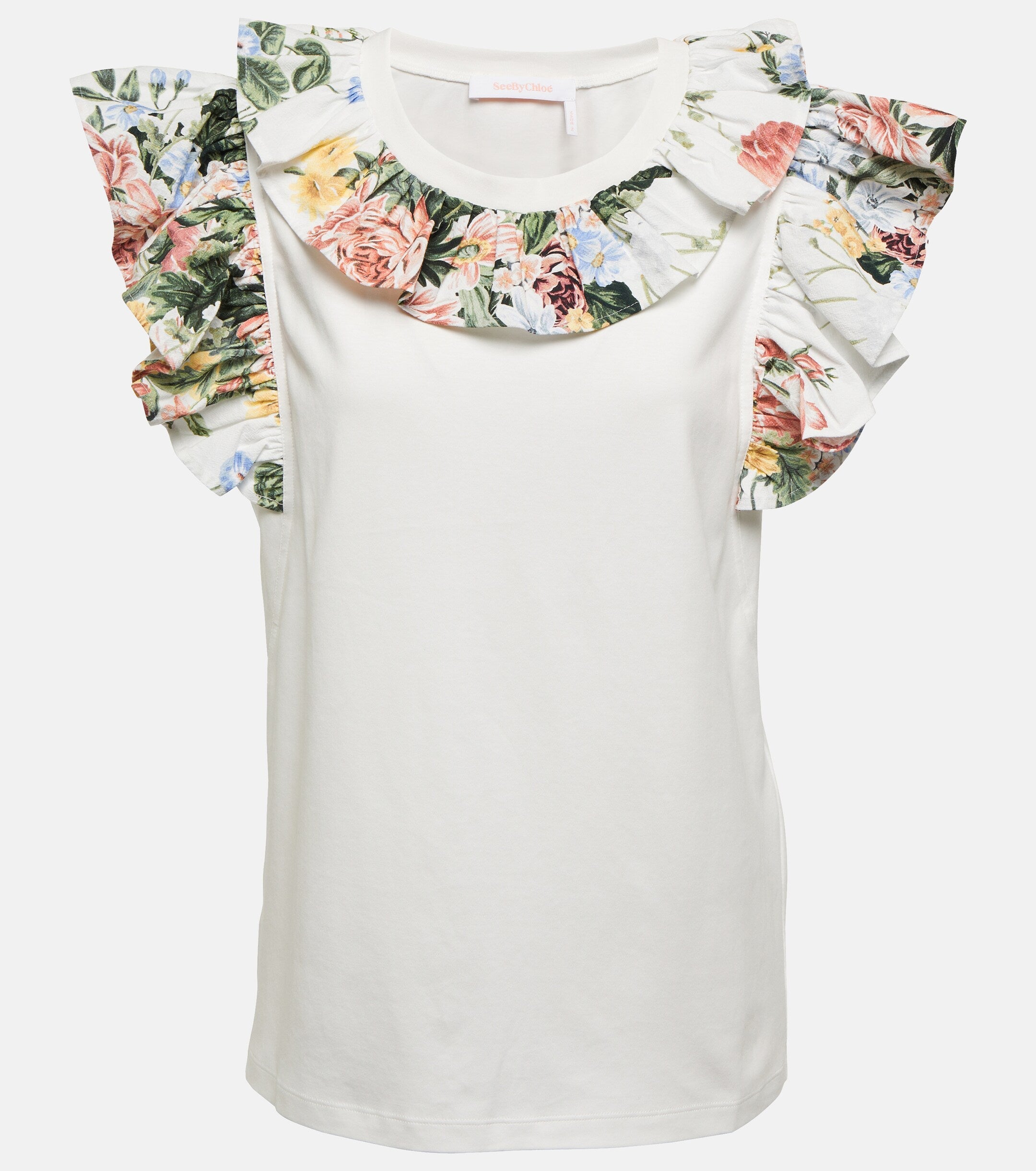 See By Chloe Women's Ruffle Top