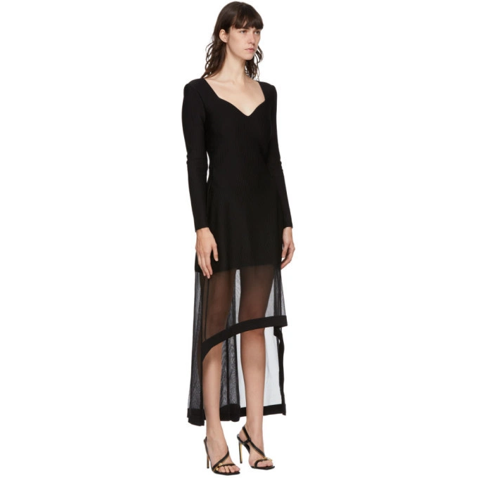 Alexander Mcqueen Women's Midi Dress in Black