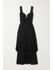 Alexander Mcqueen Women's Midi Dress in Black