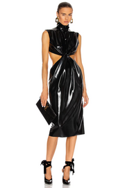 Saint Laurent Womens Dress in Black