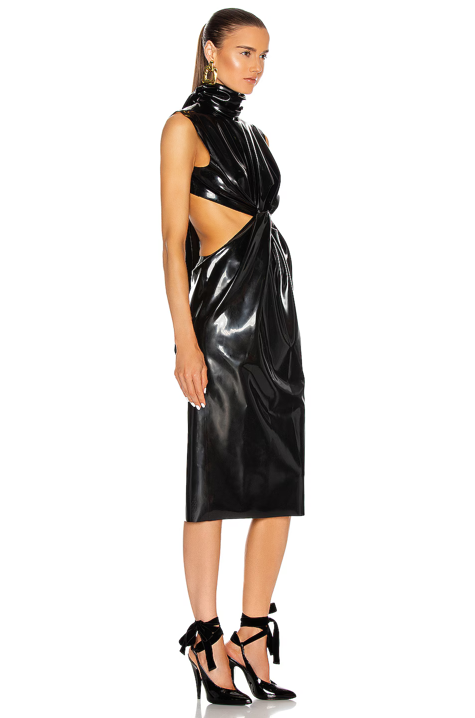 Saint Laurent Womens Dress in Black