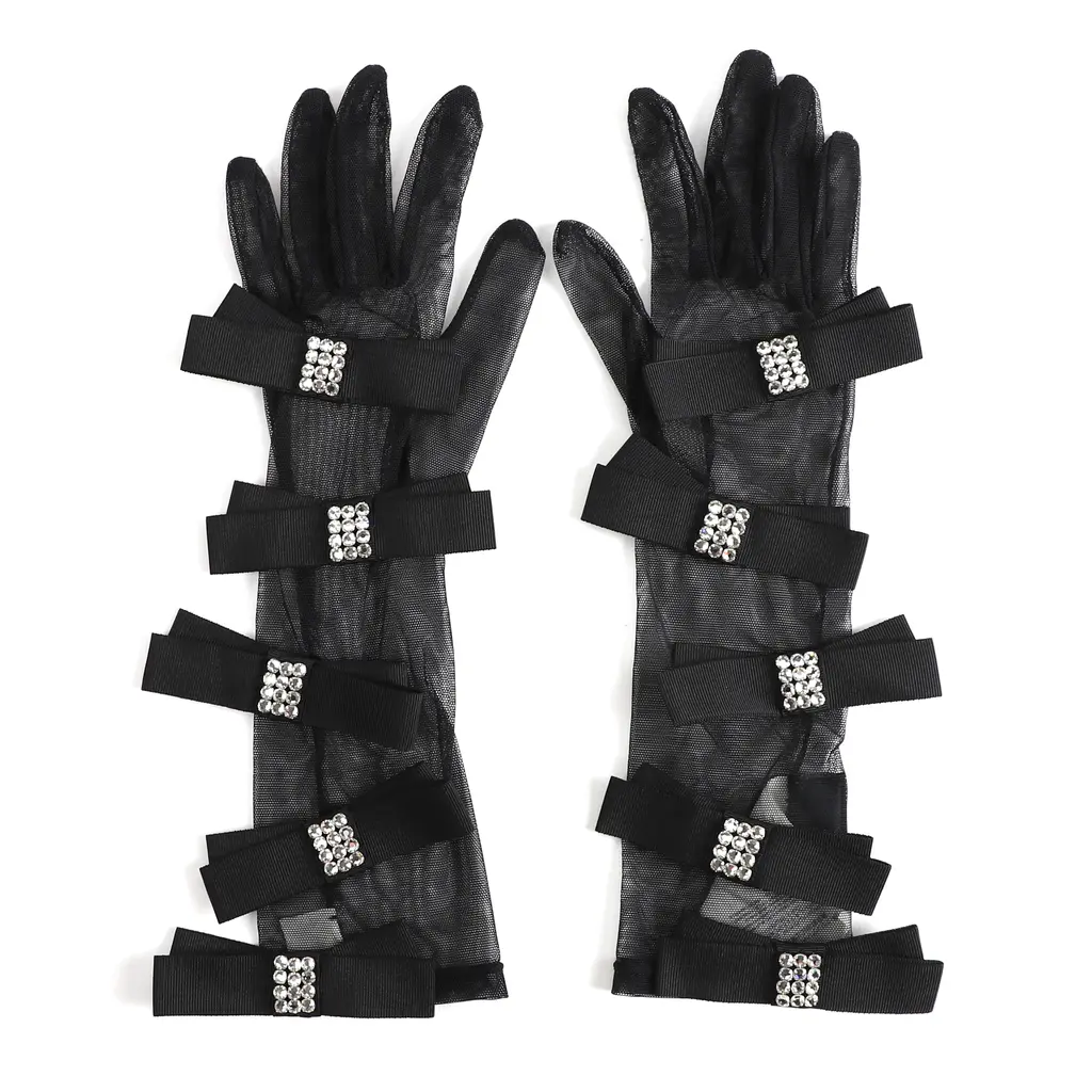Gucci Womens Gloves in Black