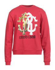 Roberto Cavalli Men's Crew Neck Logo Sweatshirt