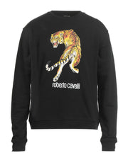 Roberto Cavalli Men's Crew Neck Logo Sweatshirt