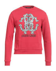 Roberto Cavalli Men's Crew Neck Logo Sweatshirt